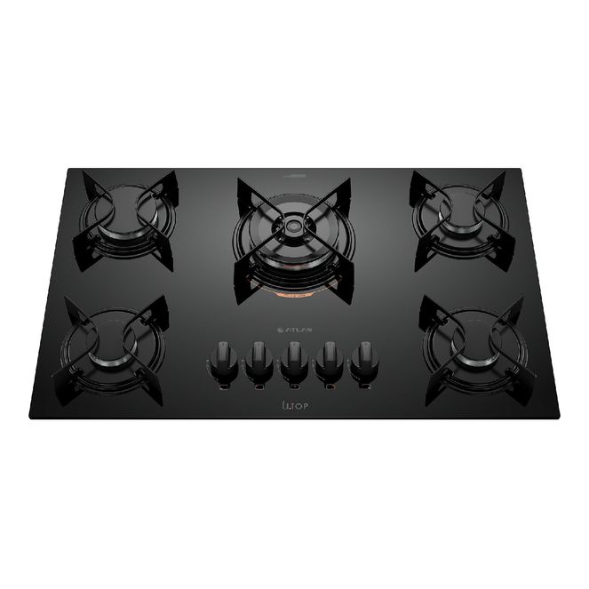 Cooktop-Atlas-U-Top-5-bocas-Tripla-Chama-Mesa-Vidro-Preto-01 Cooktop-Atlas-U-Top-5-bocas-Tripla-Chama-Mesa-Vidro-Preto-01